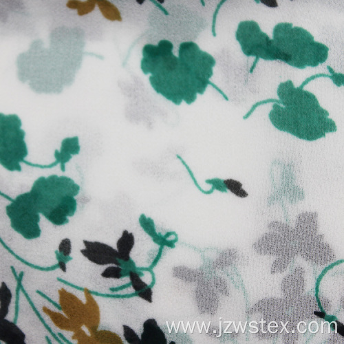 new products floral printed 100% polyester chiffon fabric
